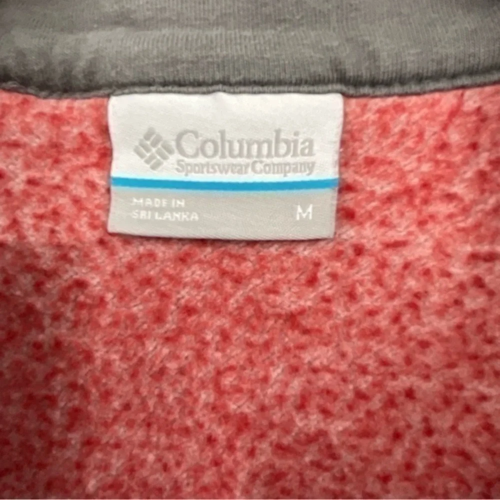 Columbia Mens Hart Mountain II Half Zip Sweatshirt Red Size Medium J2‎